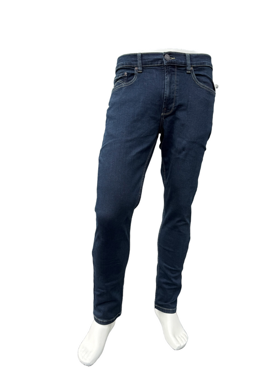 MASKOVICK heren jeans Milano stretch Slim Fit - Blue Black