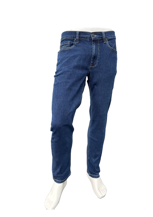 MASKOVICK heren jeans Milano stretch Slim Fit - Dark Stone
