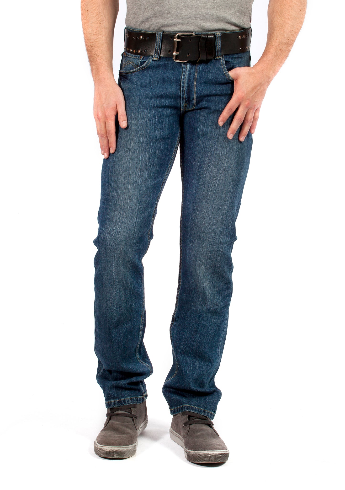 MASKOVICK heren jeans Clinton stretch Regular - Dark Used