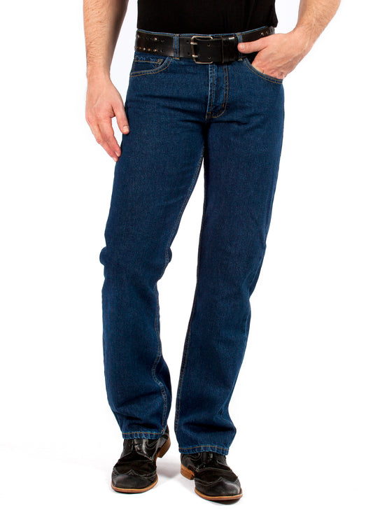 MASKOVICK heren jeans Clinton stretch Regular - Dark Stone