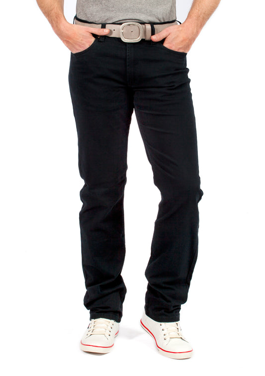MASKOVICK heren Twill Clinton stretch Regular - Navy