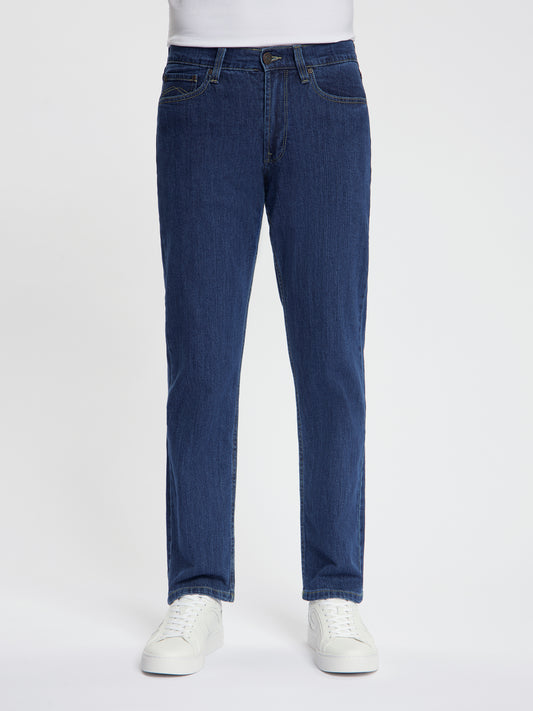 MASKOVICK - Heren Jeans - Clinton - Regular Fit - Stretch – Dark Stone