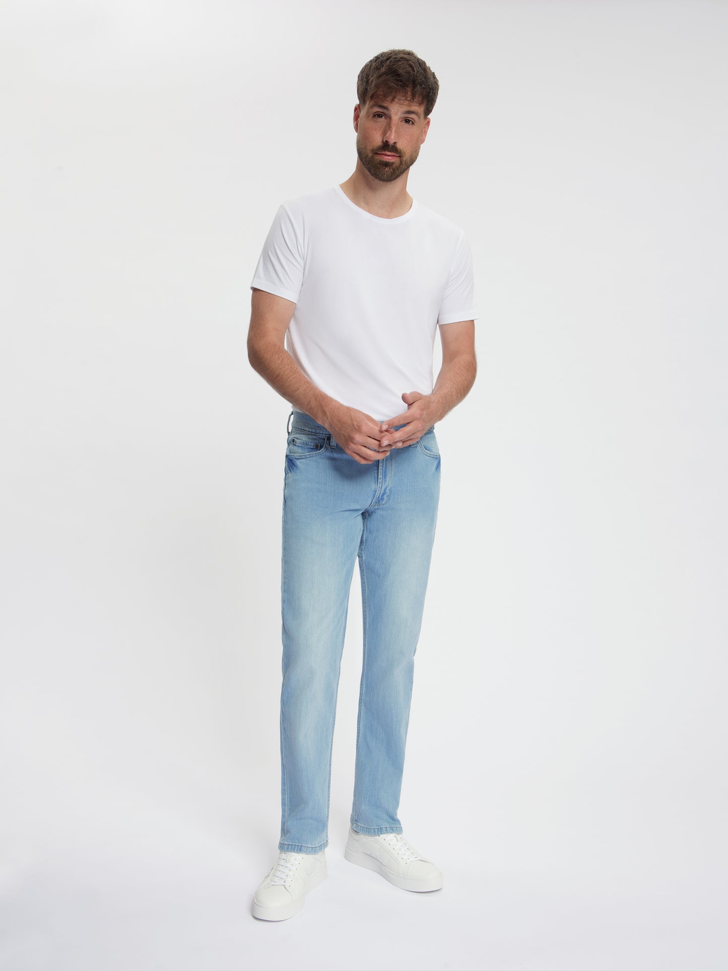 MASKOVICK - Heren Jeans - Clinton - Regular Fit - Stretch – Light Used