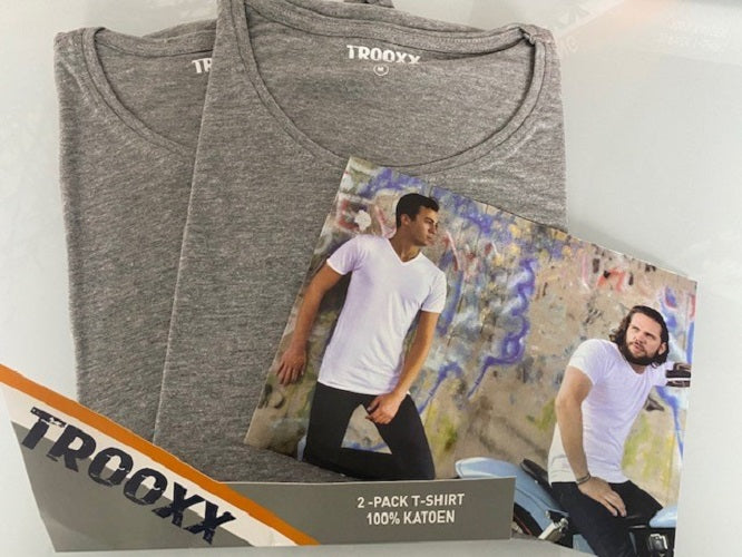 TROOXX heren T-shirt Round Neck - 6-pack