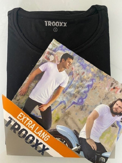 TROOXX heren T-shirt Round Neck - Extra Long - 6-pack