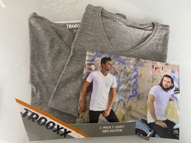 TROOXX heren T-shirt V-neck - 6-pack