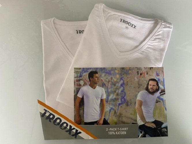 TROOXX heren T-shirt V-neck - 6-pack