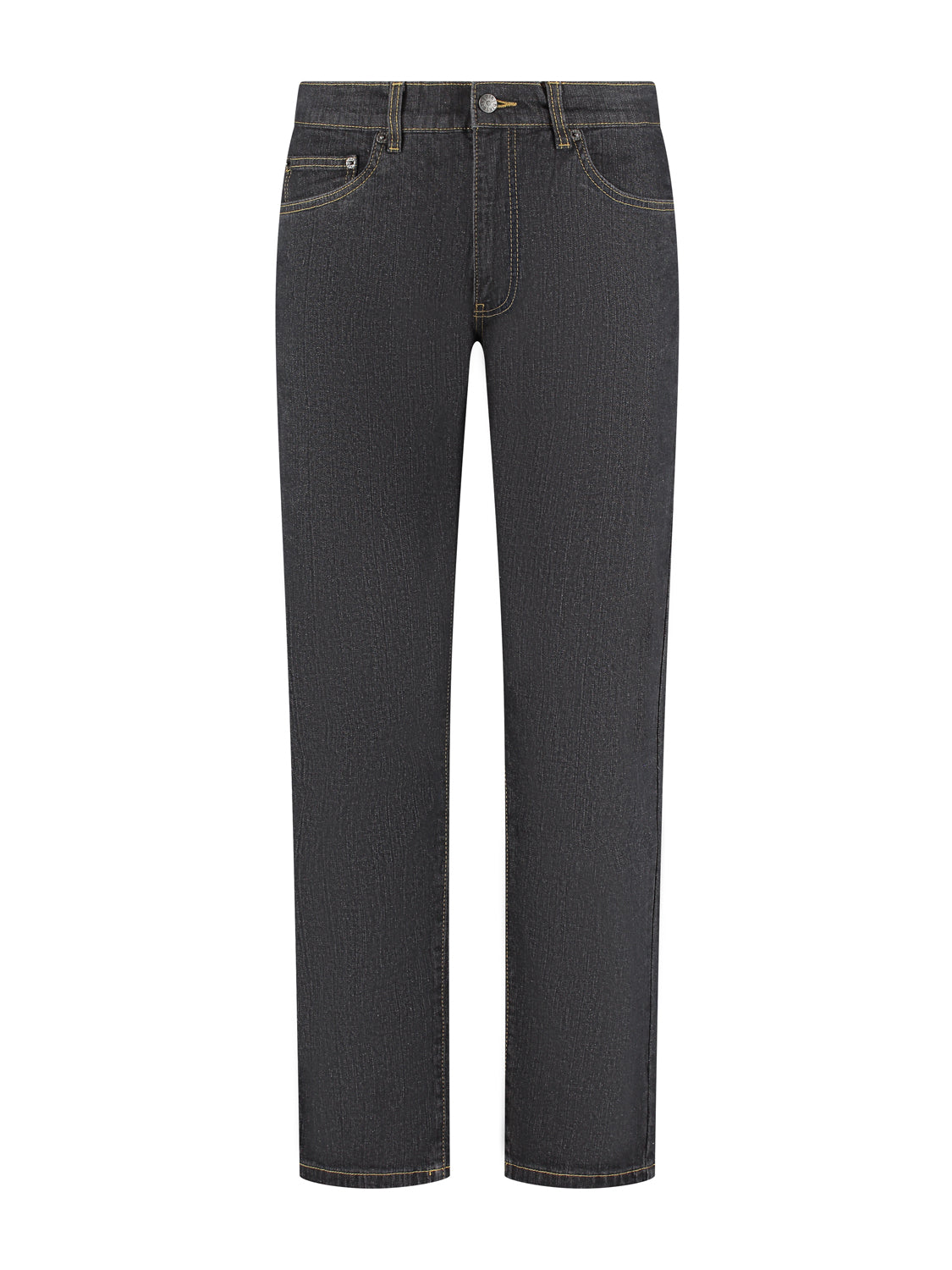 DJX - 121 - Regular Fit - Stretch - Heren Jeans – Black Stone - Denim