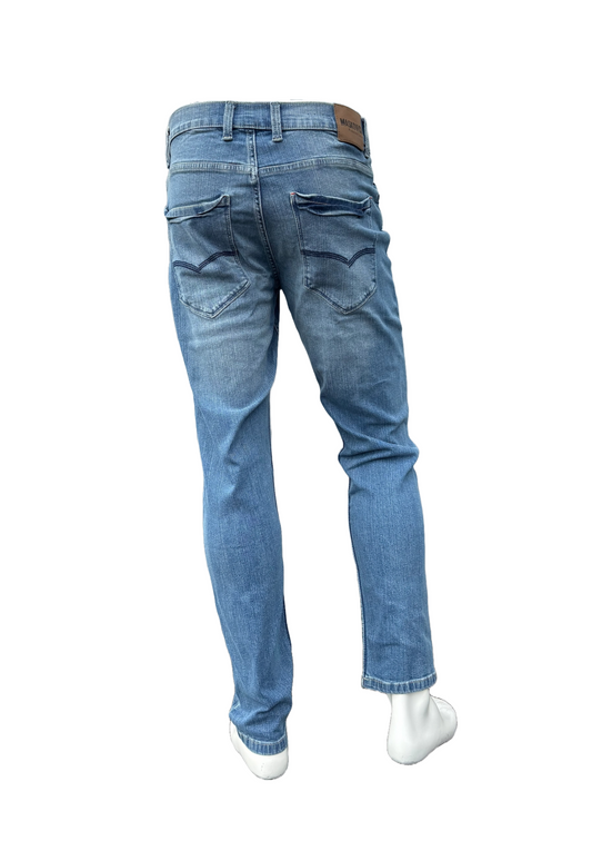 MASKOVICK heren jeans Milano stretch Slim Fit - Medium Used