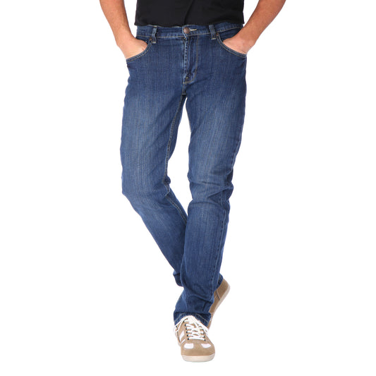 MASKOVICK Heren Jeans Clinton Regular Fit Stretch – Dark Used