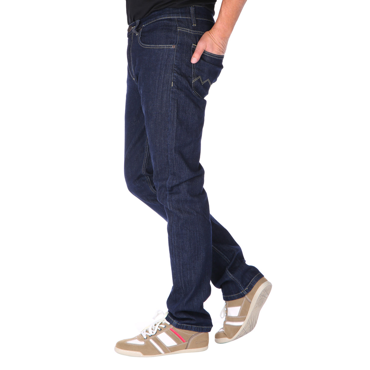 MASKOVICK - Heren Jeans - Clinton - Regular Fit - Stretch – Dark Rinsed