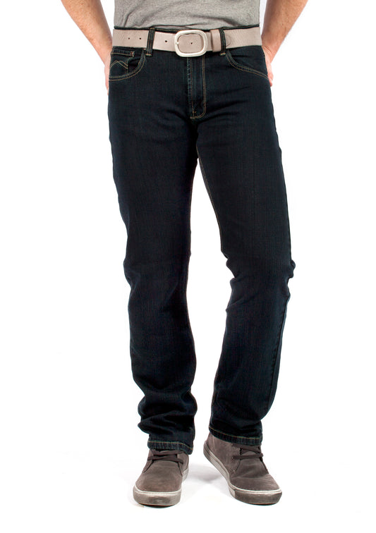 MASKOVICK heren jeans Clinton stretch Regular - Blue Black