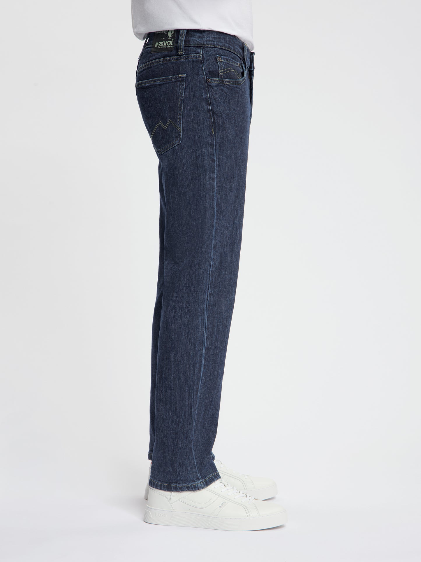 MASKOVICK - Heren Jeans - Clinton - Regular Fit - Stretch – Dark Rinsed