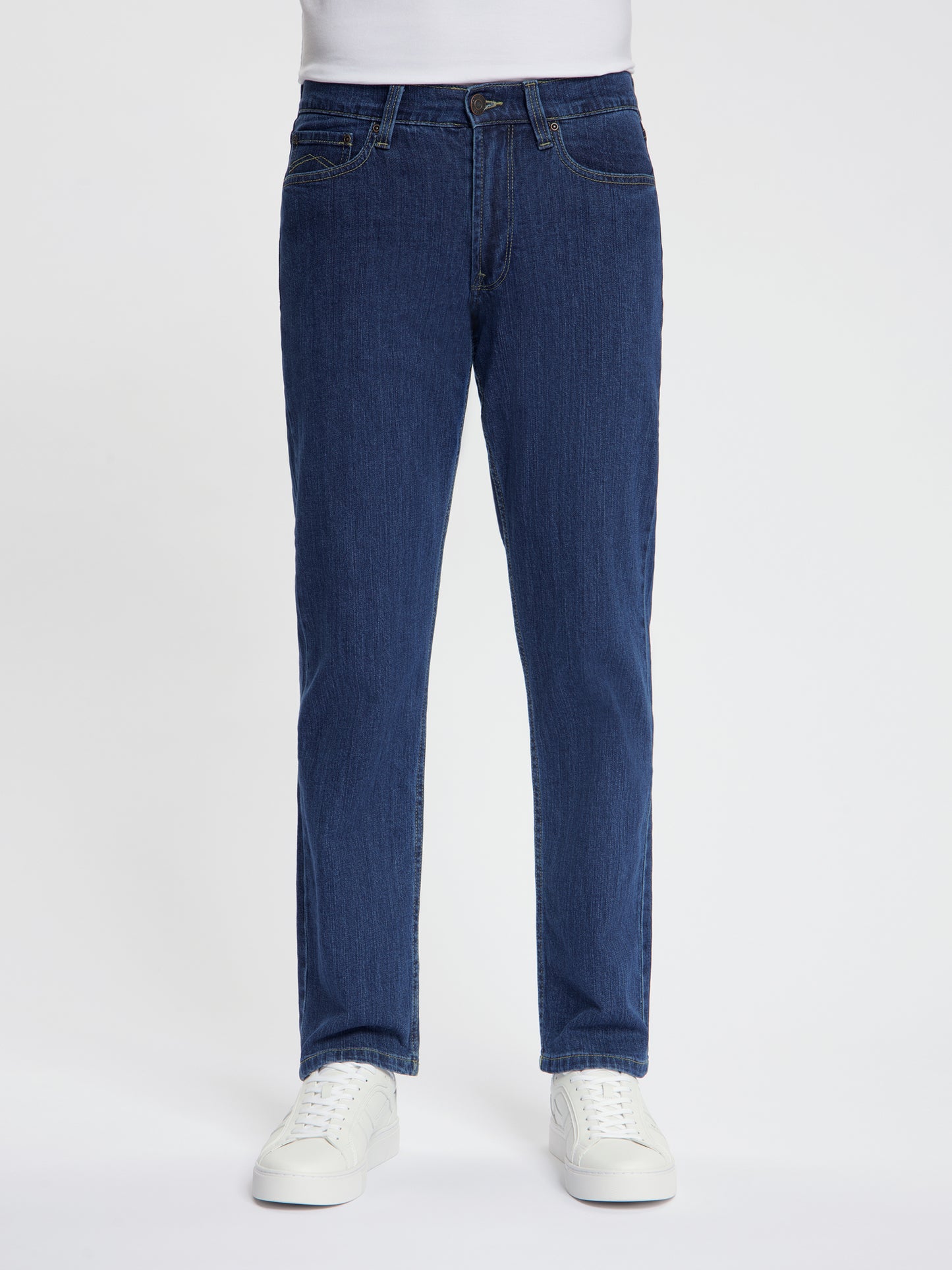 MASKOVICK - Heren Jeans - Clinton - Regular Fit - Stretch – Dark Stone