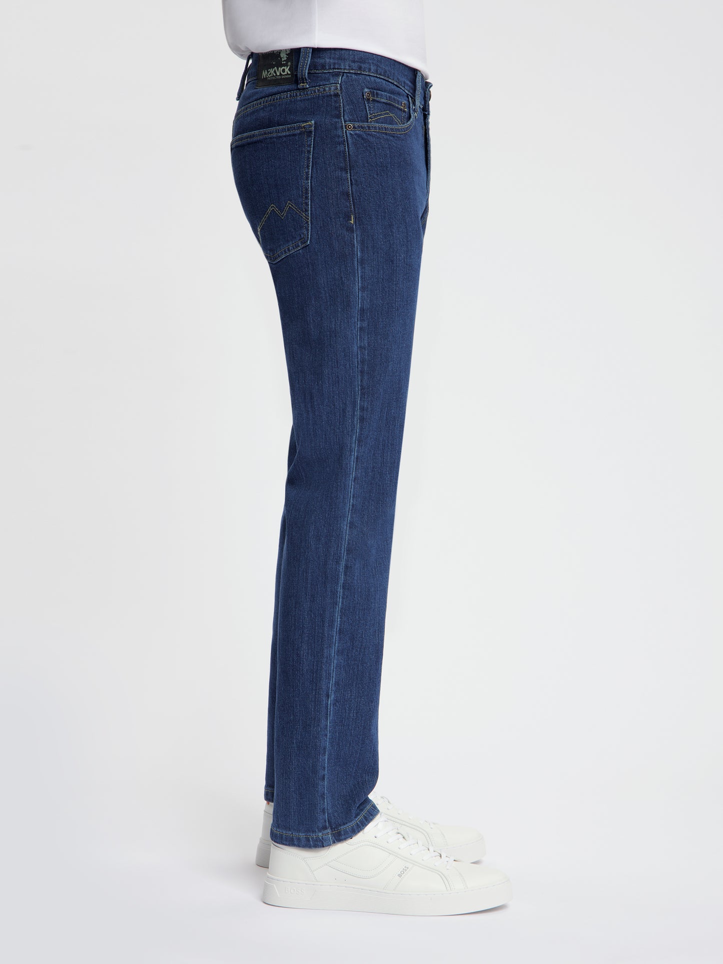 MASKOVICK - Heren Jeans - Clinton - Regular Fit - Stretch – Dark Stone