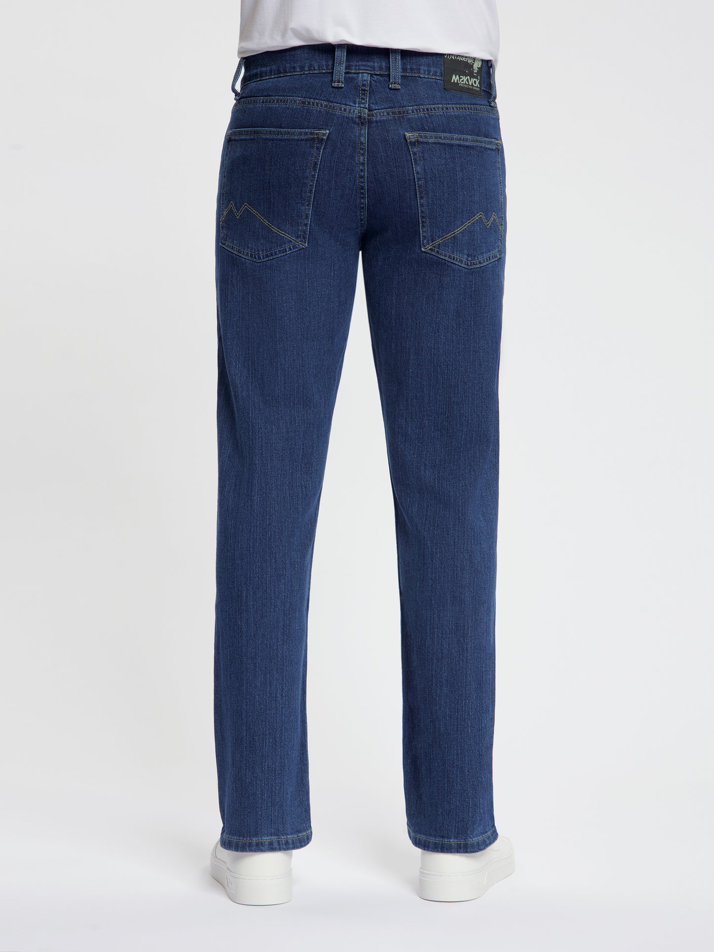 MASKOVICK - Heren Jeans - Clinton - Regular Fit - Stretch – Dark Stone