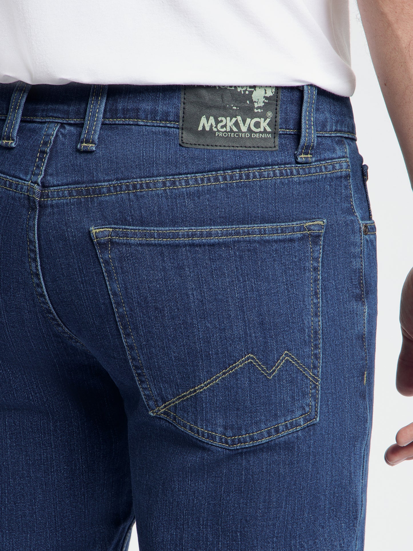 MASKOVICK - Heren Jeans - Clinton - Regular Fit - Stretch – Dark Stone