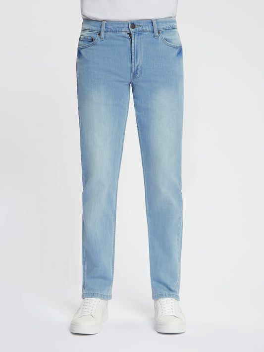 MASKOVICK - Heren Jeans - Clinton - Regular Fit - Stretch – Light Used