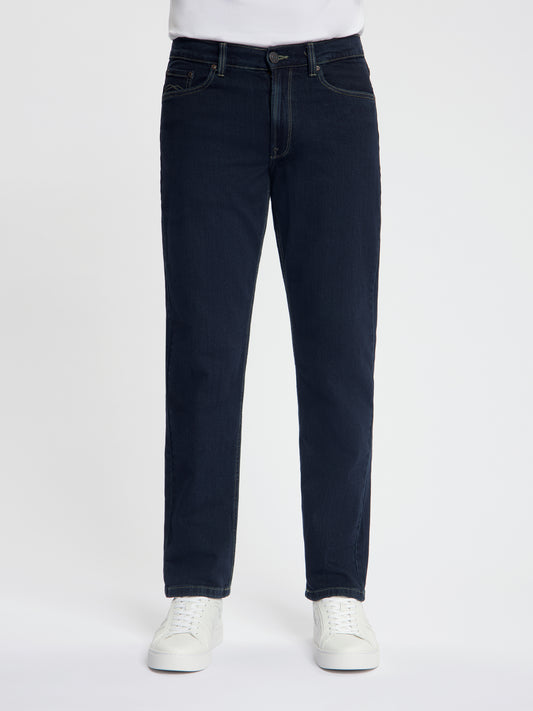 MASKOVICK - Heren Jeans - Clinton - Regular Fit - Stretch – Blue Black