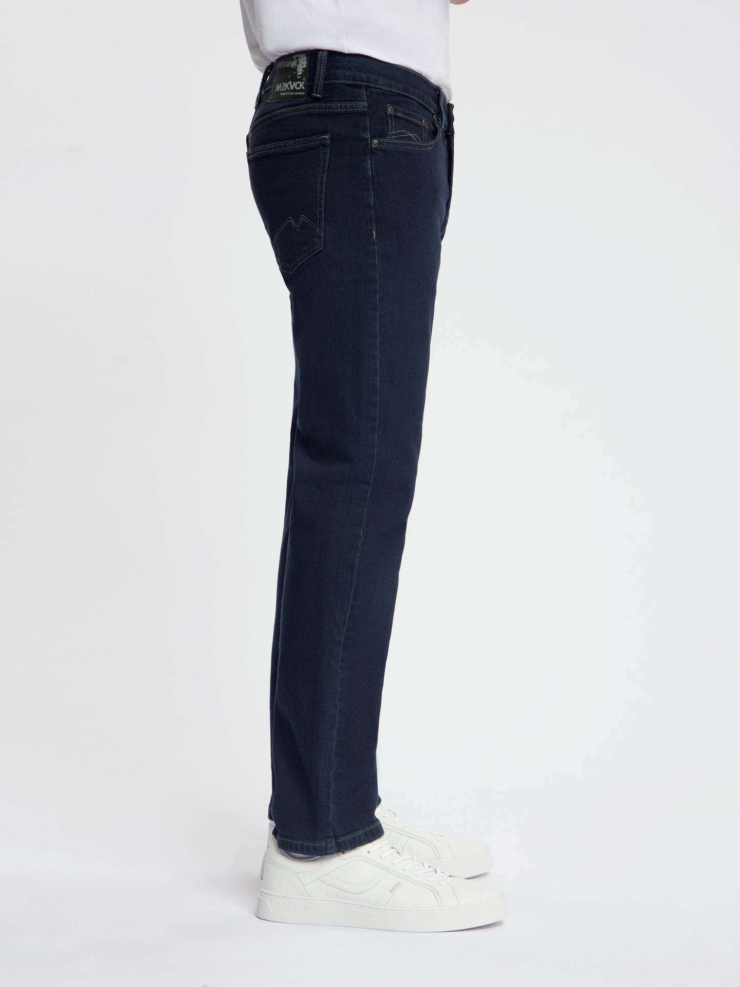 MASKOVICK - Heren Jeans - Clinton - Regular Fit - Stretch – Blue Black