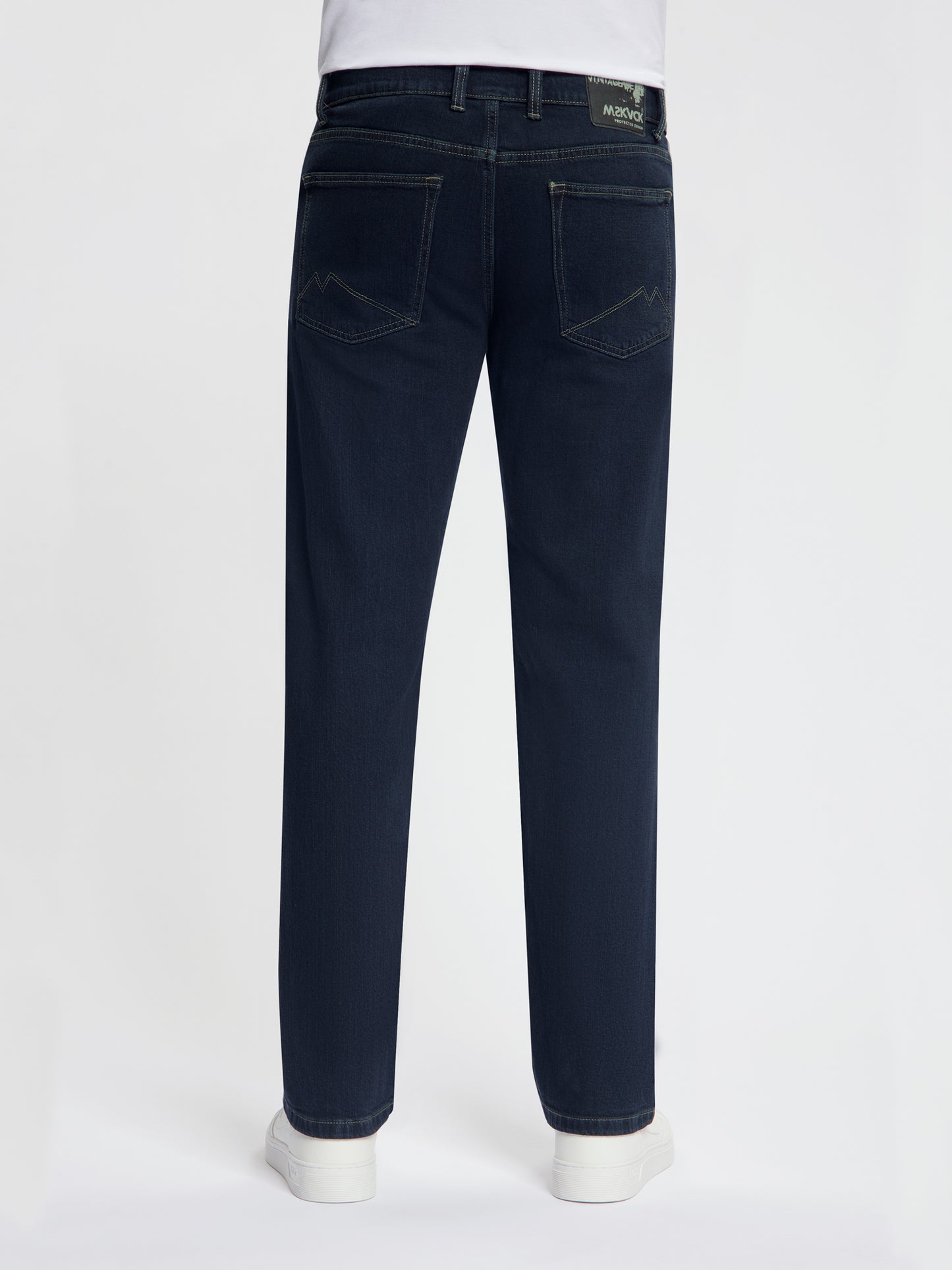 MASKOVICK - Heren Jeans - Clinton - Regular Fit - Stretch – Blue Black