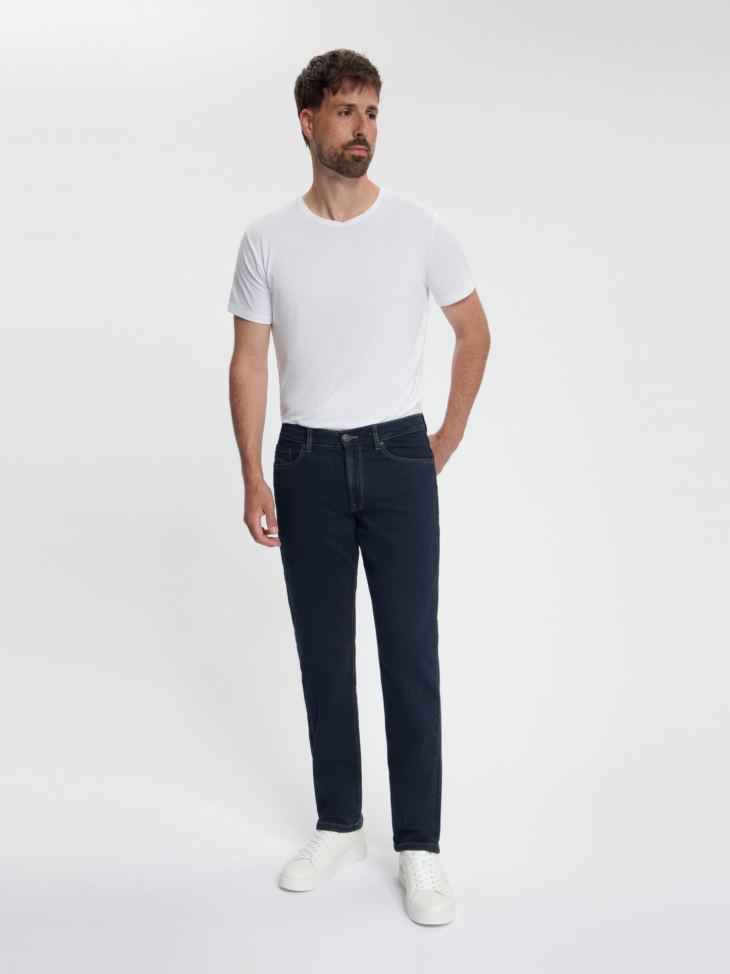 MASKOVICK - Heren Jeans - Clinton - Regular Fit - Stretch – Blue Black