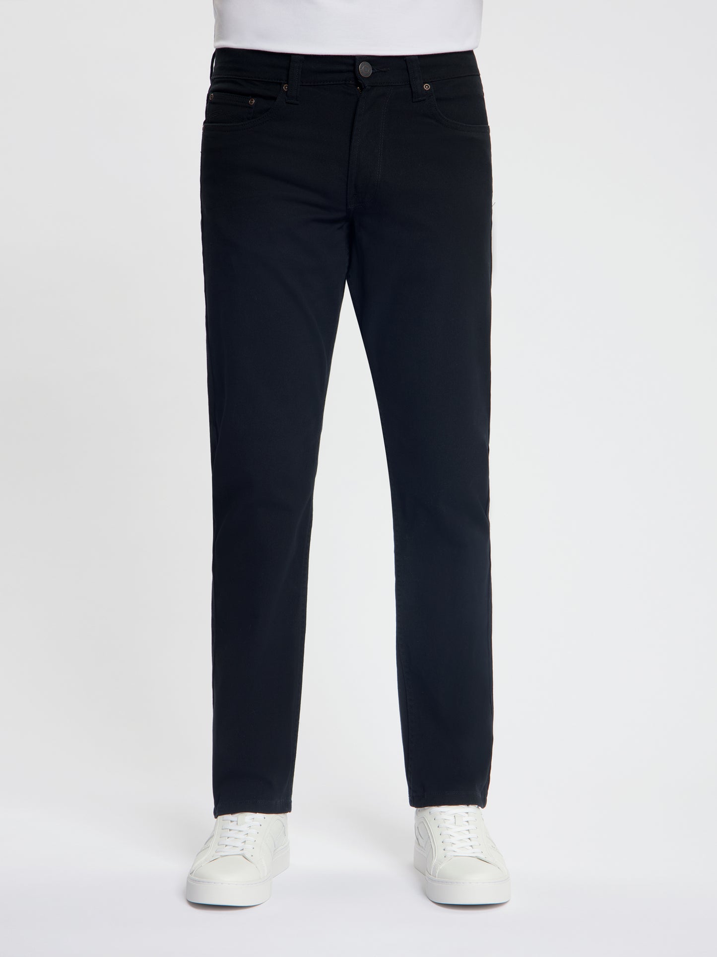 MASKOVICK - Clinton - Heren - Twill - Stretch Broek - Regular Fit - Black