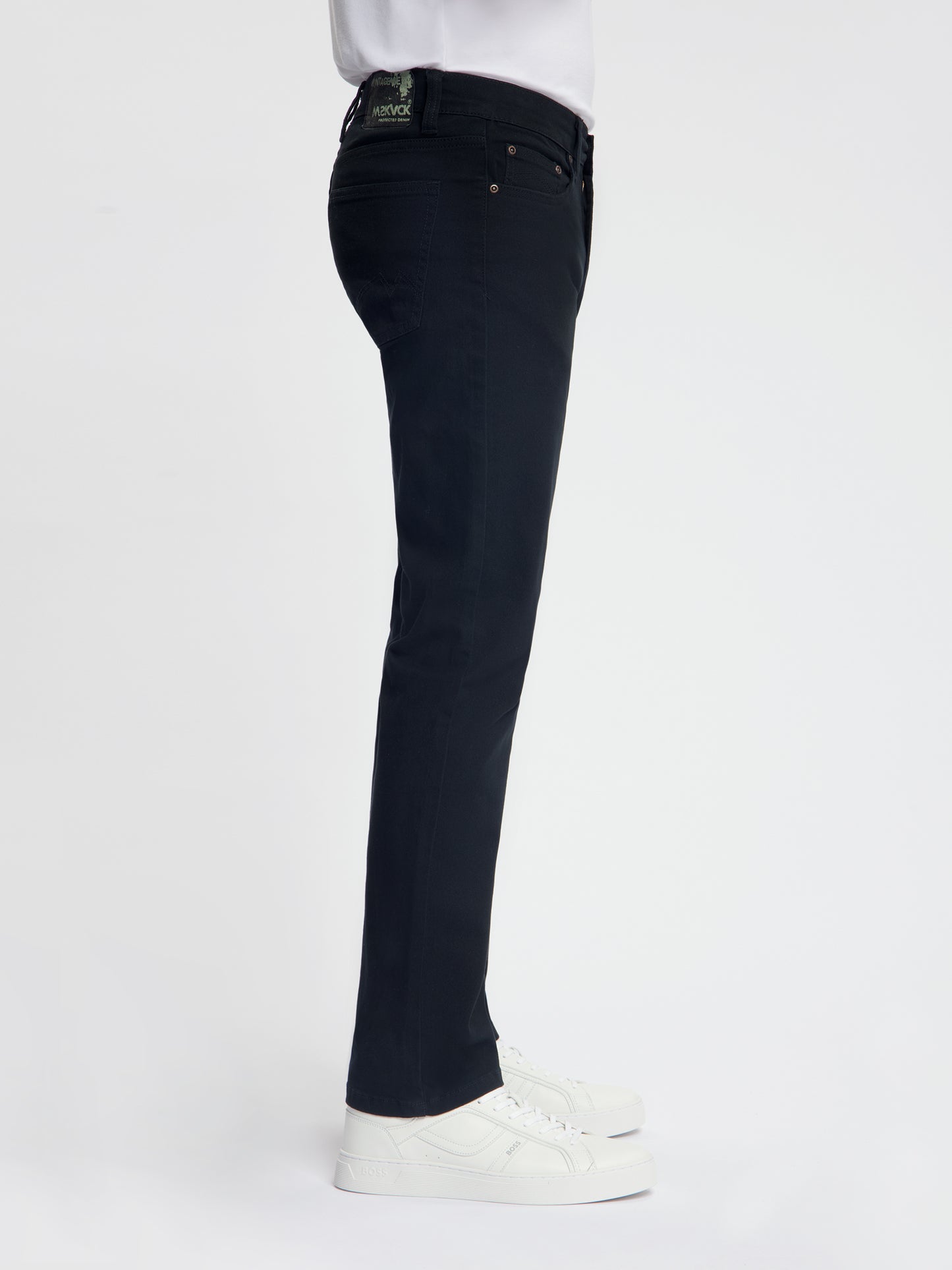 MASKOVICK - Clinton - Heren - Twill - Stretch Broek - Regular Fit - Black