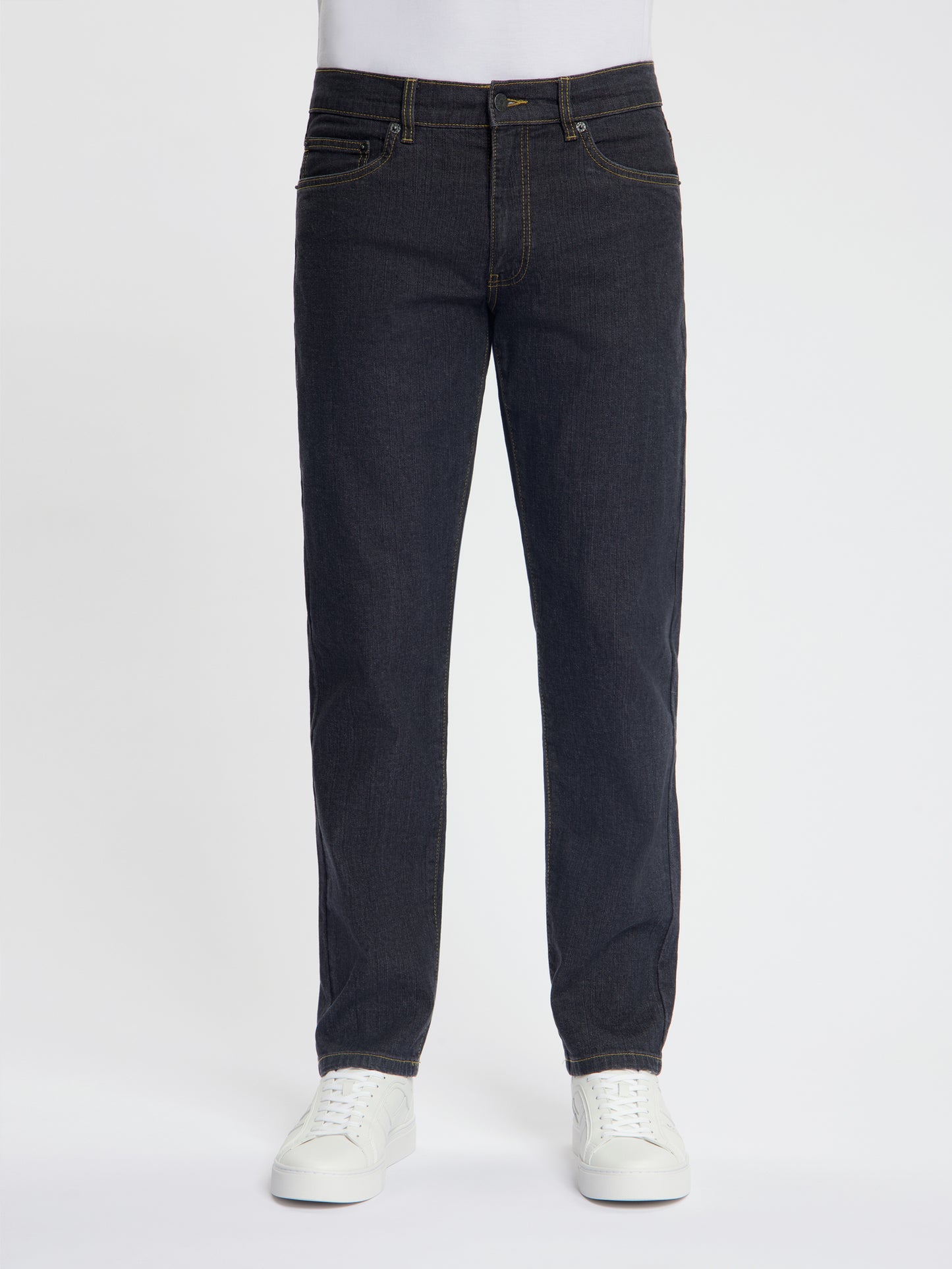 DJX - 121 - Regular Fit - Stretch - Heren Jeans – Black Stone - Denim