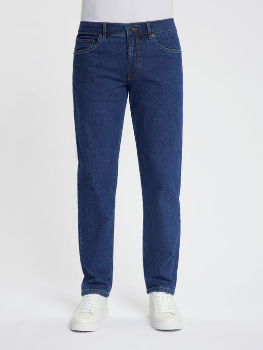 DJX - 121 - Regular Fit - Stretch - Heren Jeans – Dark Stone - Denim