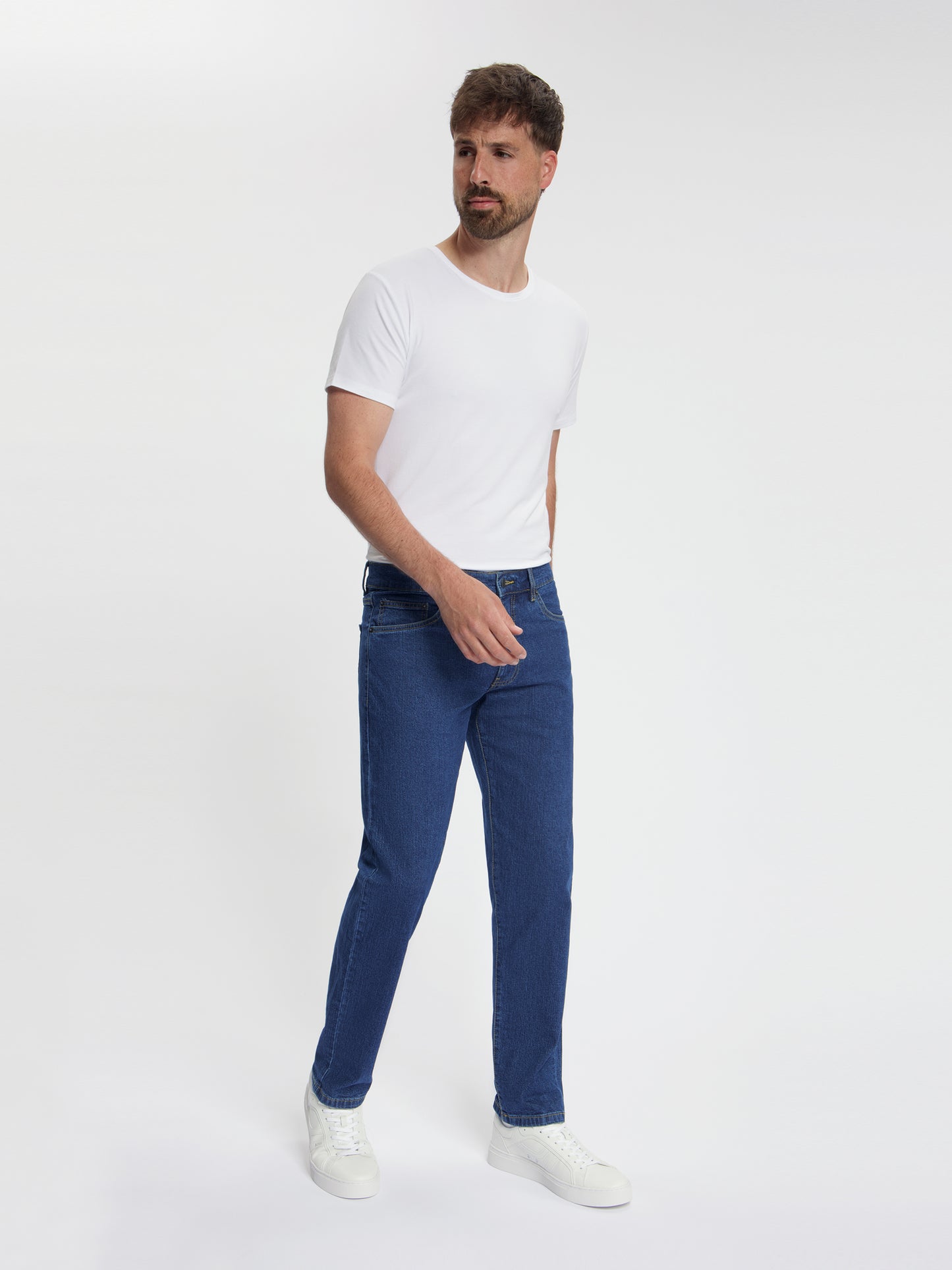 DJX - 121 - Regular Fit - Stretch - Heren Jeans – Dark Stone - Denim