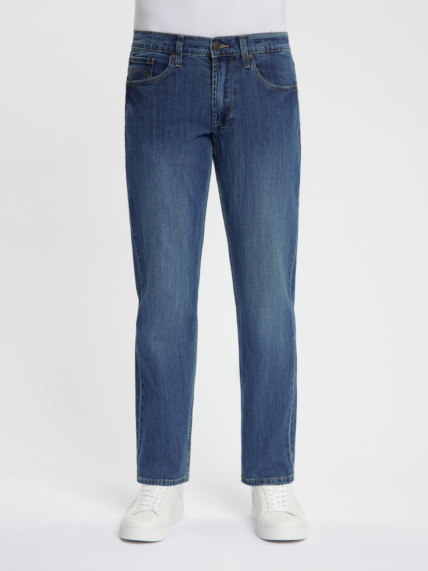 MASKOVICK - Heren Jeans - Clinton - Regular Fit - Stretch – Dark Used