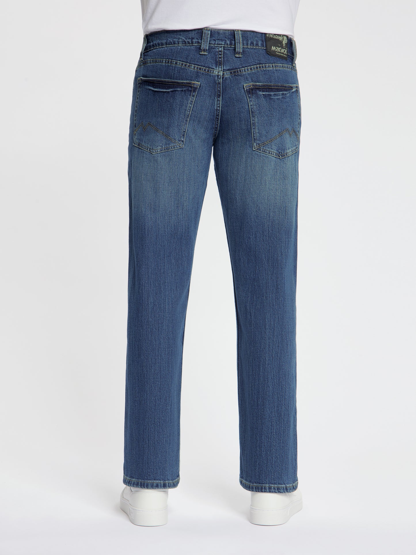MASKOVICK - Heren Jeans - Clinton - Regular Fit - Stretch – Dark Used
