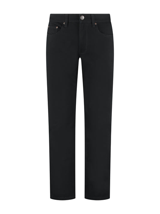MASKOVICK - Clinton - Heren - Twill - Stretch Broek - Regular Fit - Black