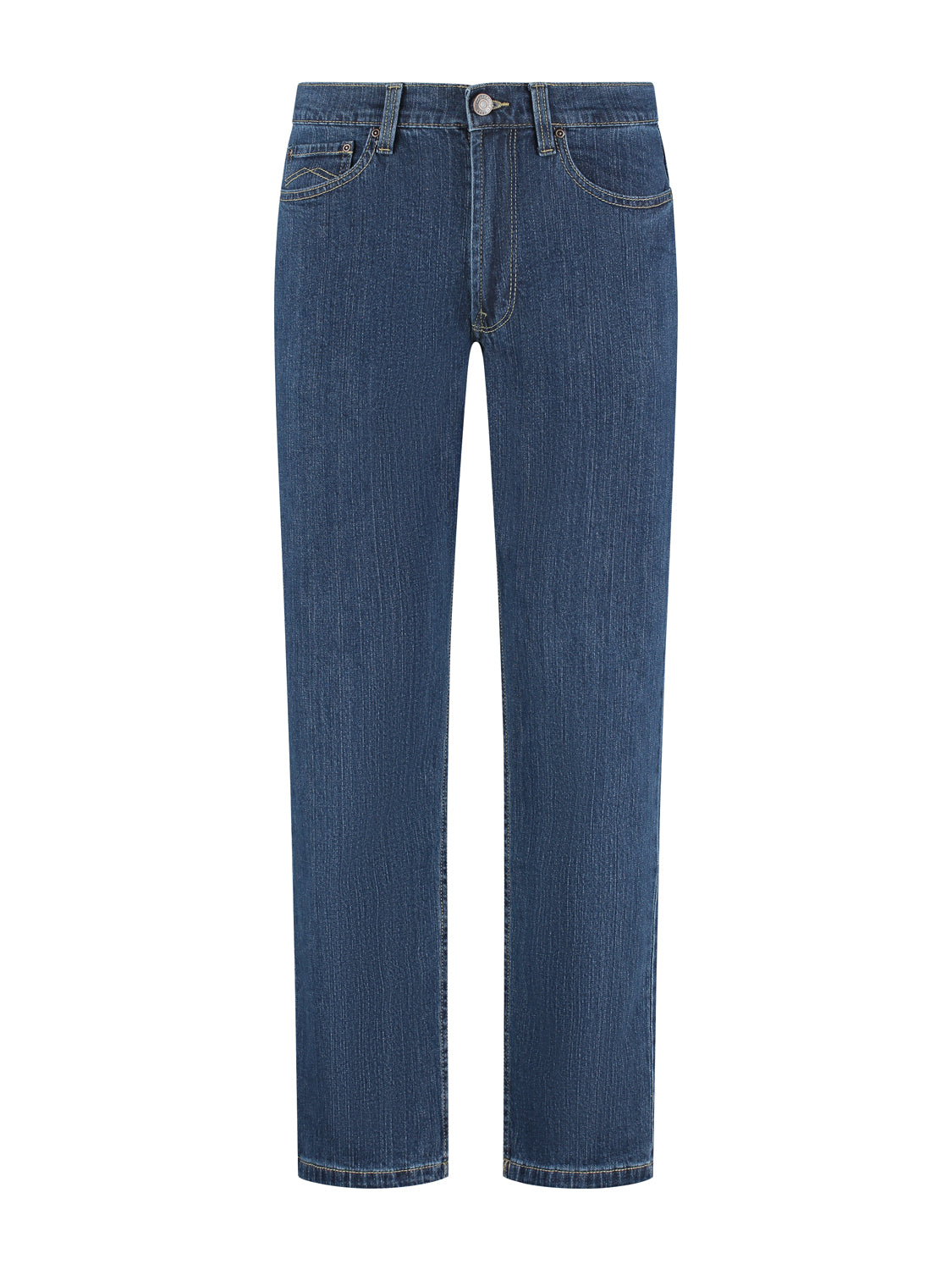 MASKOVICK - Heren Jeans - Clinton - Regular Fit - Stretch – Dark Stone