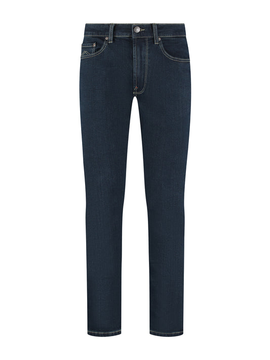 MASKOVICK - Milano - Slim Fit - Heren Jeans  – Stretch - Denim Broek – Blue Black –