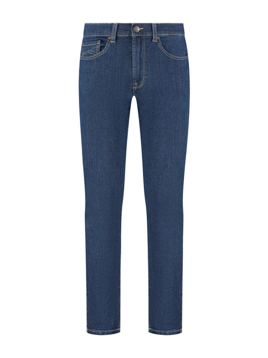 MASKOVICK - Milano - Slim Fit - Heren jeans  – Stretch - Denim Broek – Darkstone –