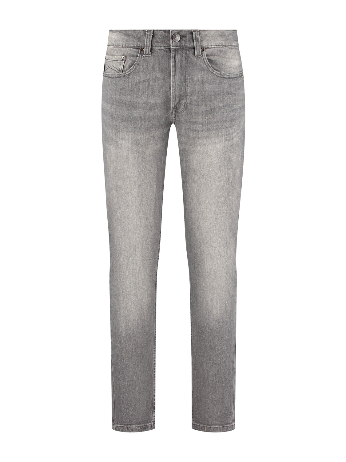 MASKOVICK - Milano - Slim Fit - Heren Jeans – Stretch - Denim Broek – Grey Used –