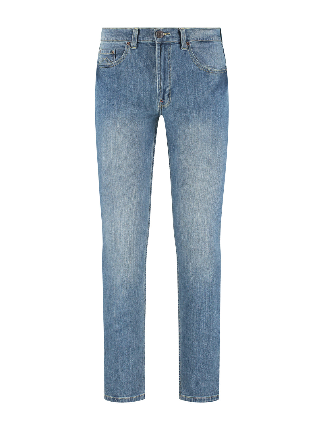 MASKOVICK - Milano - Slim Fit - Heren jeans – Stretch - Denim Broek – Medium Used  –