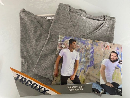 TROOXX heren T-shirt V-neck - 6-pack